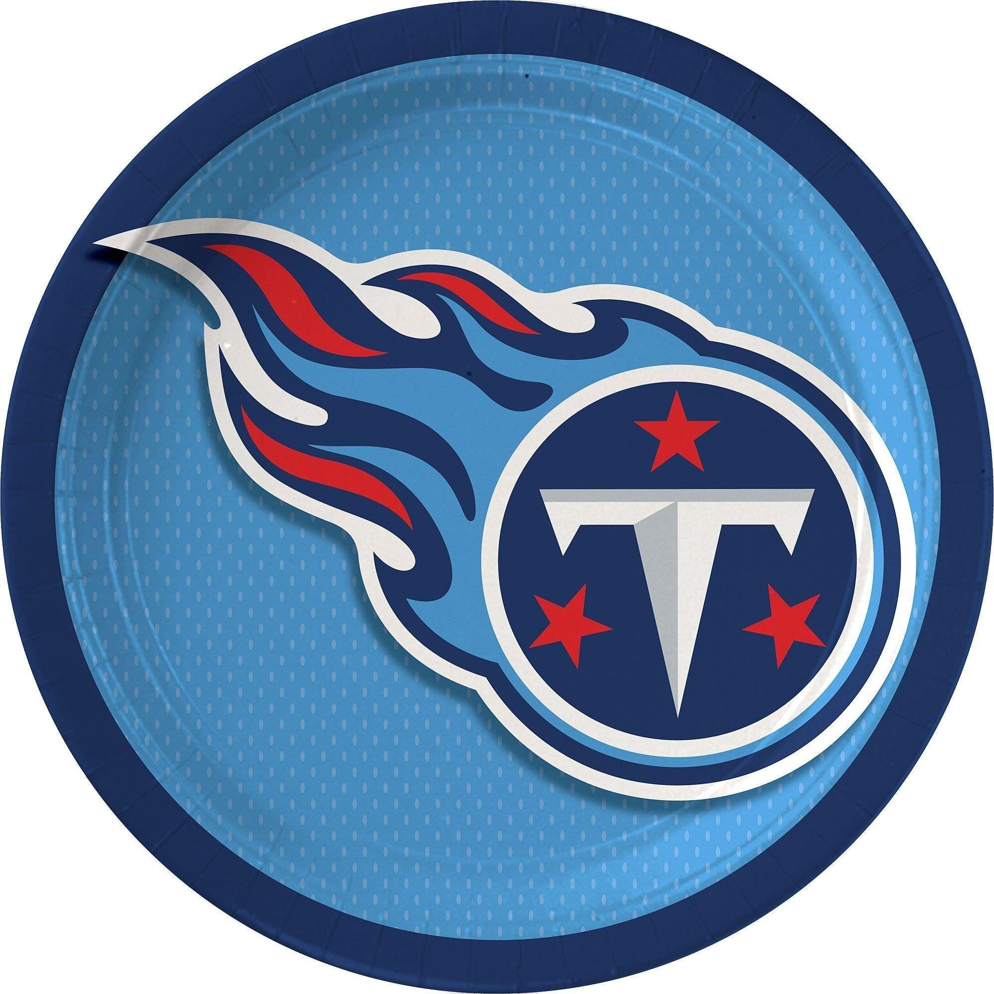 Tennessee Titans Party Supplies Pack for 18 Guests - Kit Includes Plates, Napkins, Table Cover, Cups, Cutlery, Serving Bowl, Banner Decoration & Centerpiece